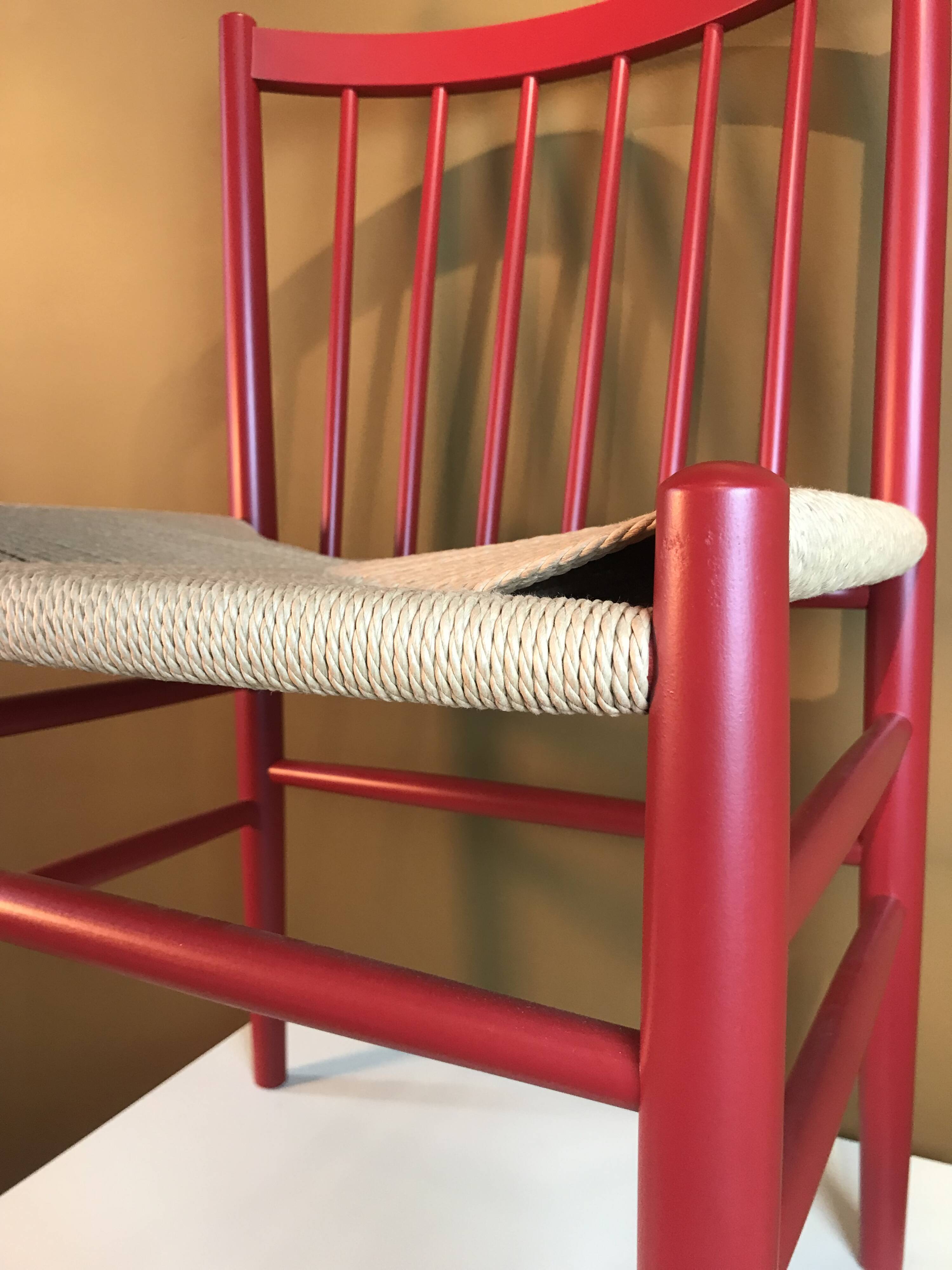 Oak j80 chair by Jørgen Bækmark for Fdb Mobler