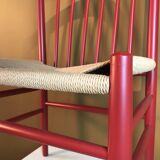 Oak j80 chair by Jørgen Bækmark for Fdb Mobler