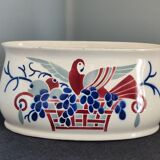 Old ceramic pot cache Lunéville art deco