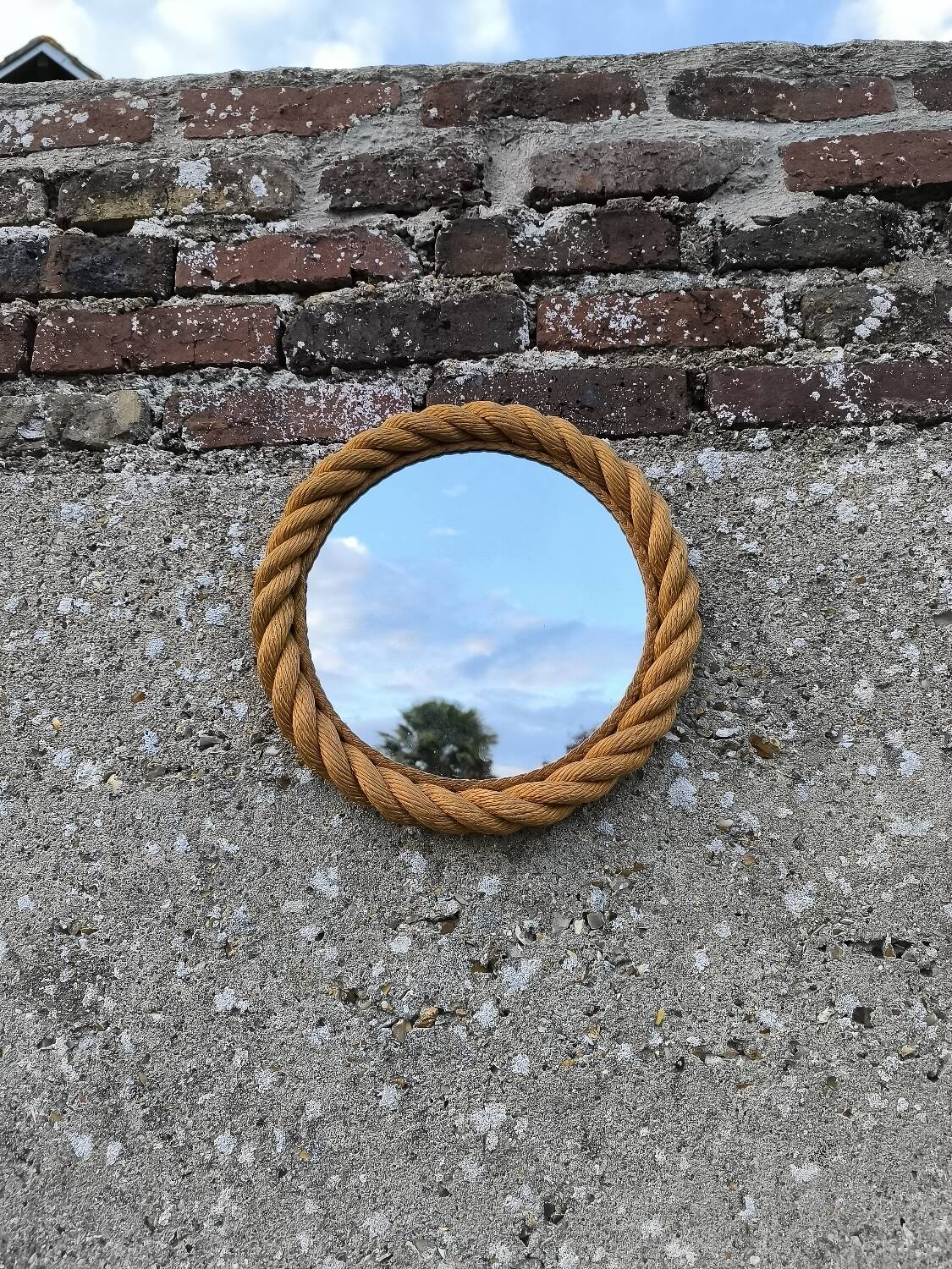 DLG audoux minet rope mirror 1950