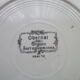 Set of 6 plates Digoin Sarreguemines Model Obernai Diameter 23 cm