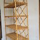 Rattan shelves