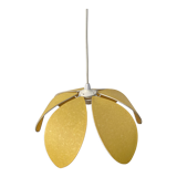 Suspension flower petal yellow vintage 70s