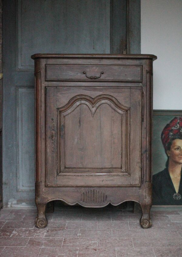 Confiturier bois massif, meuble de rangement bois ancien, meuble bois