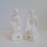 Mid-century figurative bookends by Royal Delf
