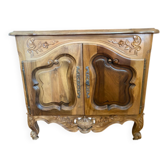 Provençal walnut TV cabinet