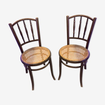 Paire de chaises bistrot Fischel