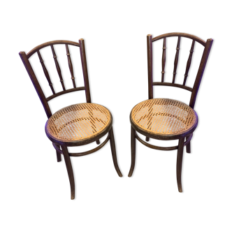 Pair of Fischel bistro chairs