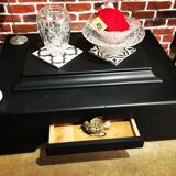 Japanese coffee table "teppanyaki" black