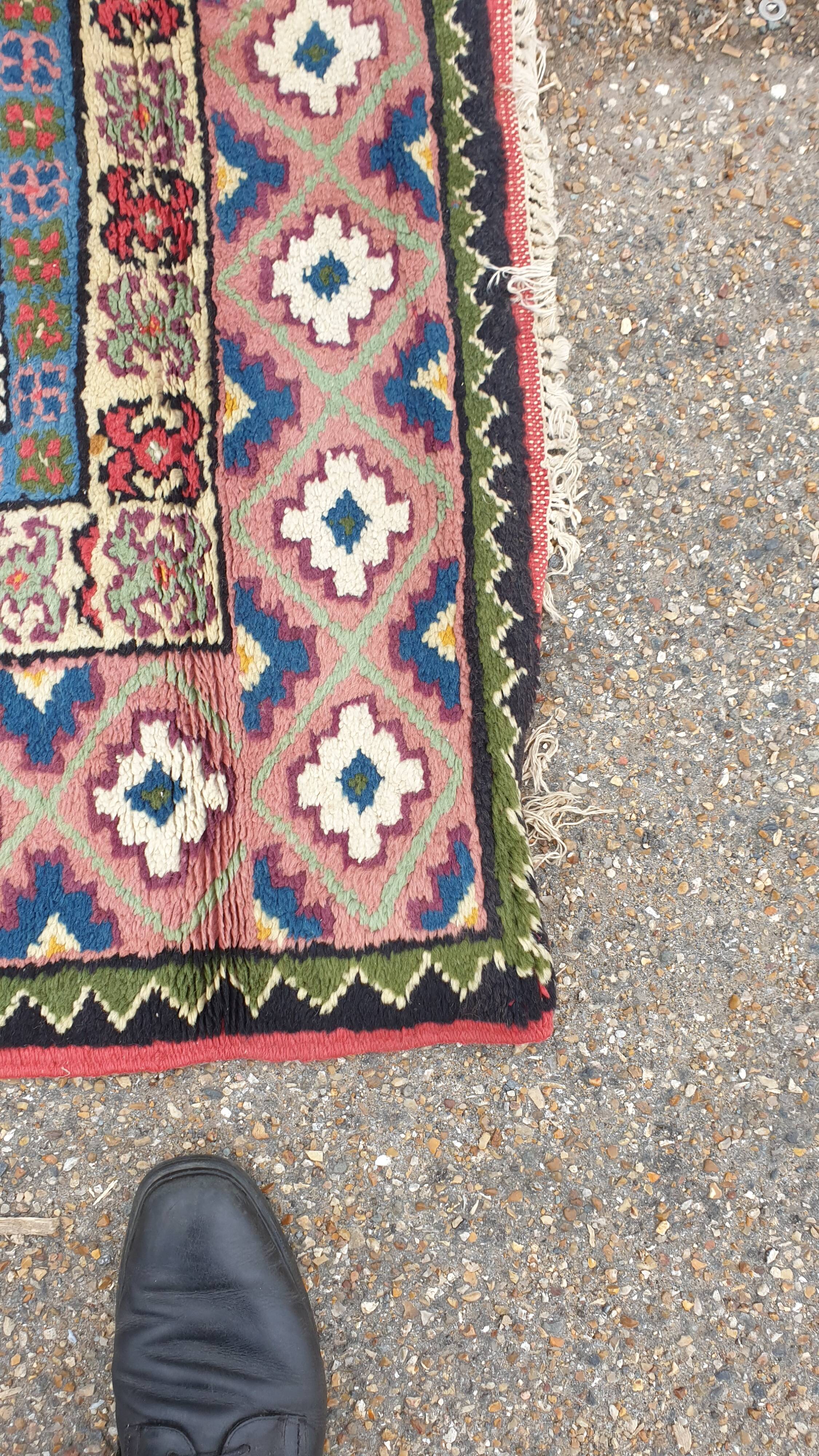 Wool cross oriental carpet :129×185