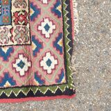 Wool cross oriental carpet :129×185