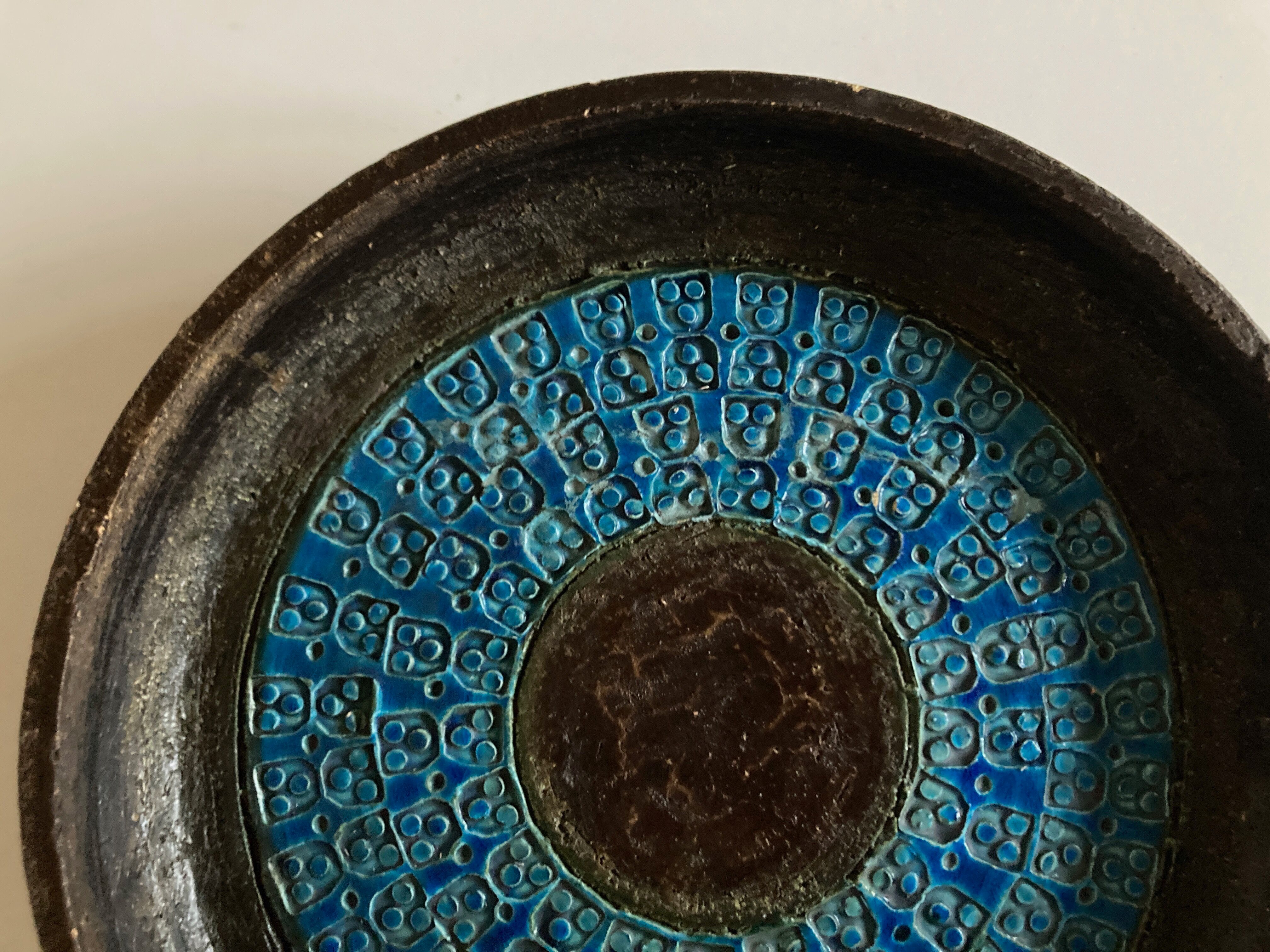 Bitossi ceramics centerpiece 1970 Italian work