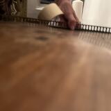 kidney-shaped coffee table