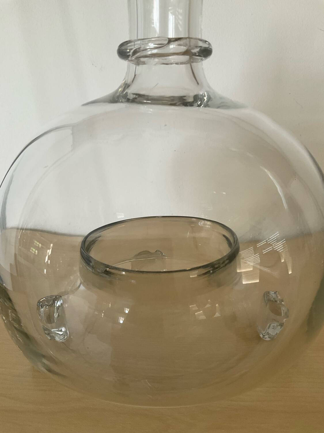 Vintage blown glass vase