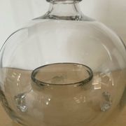 Vase vintage en verre soufflé