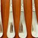 Christofle hemerocallis art nouveau, 6 oyster forks
