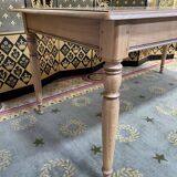 Solid oak farmhouse table Louis Philippe