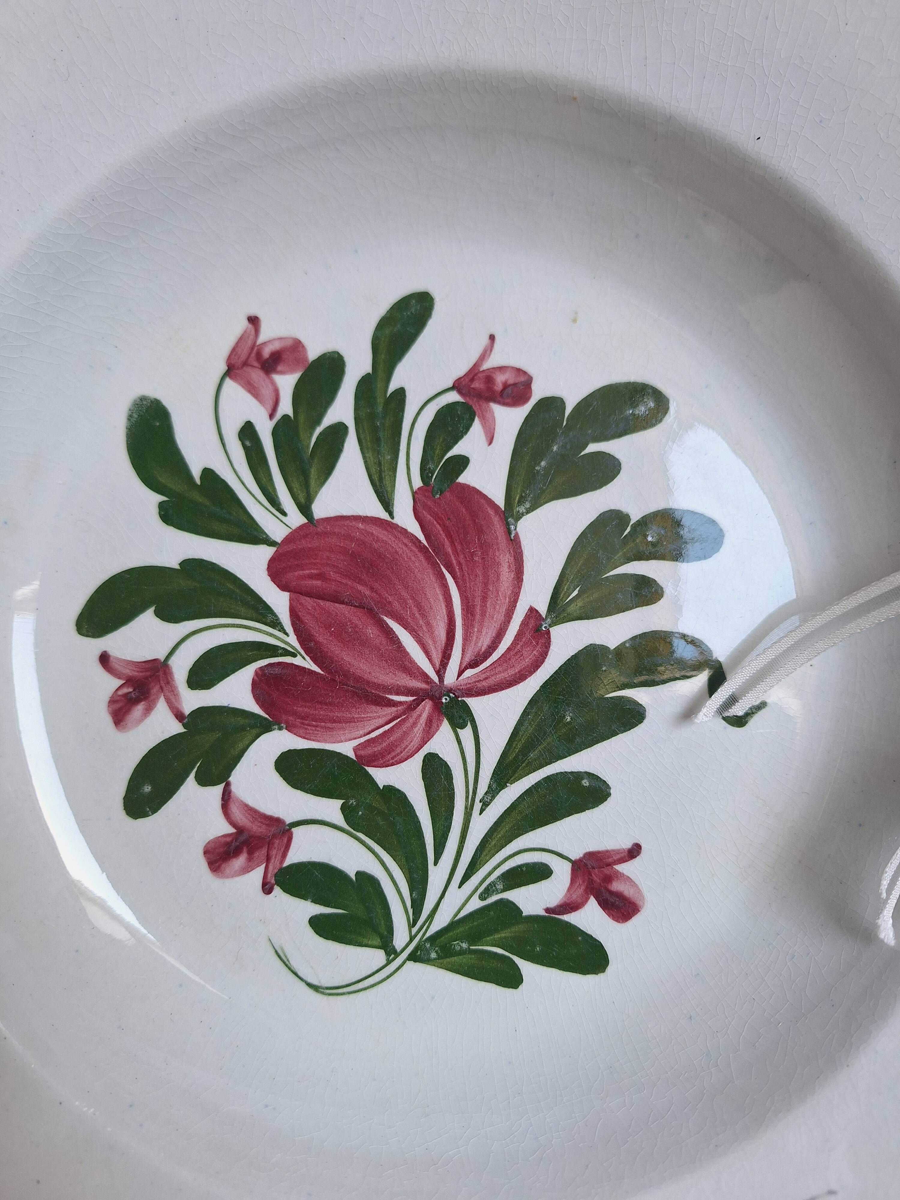 Shallow round plate K&G Luneville