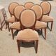 6 chaises médaillon louis xvi