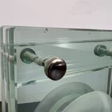 Italian Modern thick glass table lamp from 70s