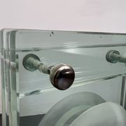 Italian Modern thick glass table lamp from 70s