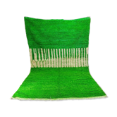 Pure wool carpet Berber style green 282 X 187 CM