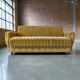 Canapé 2 places, daybed vintage couleur champagne