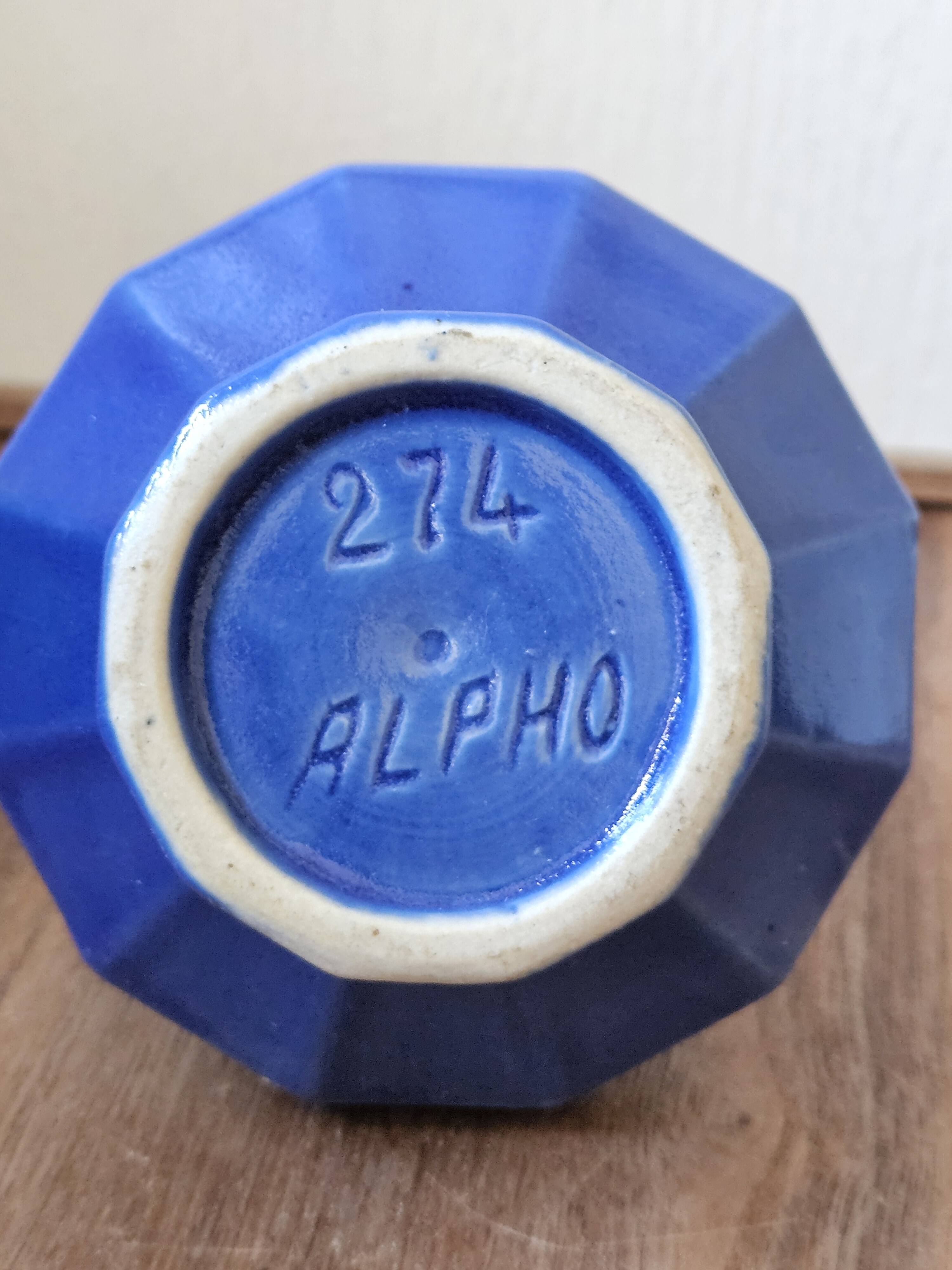 Art Deco glazed stoneware vase - Alpho