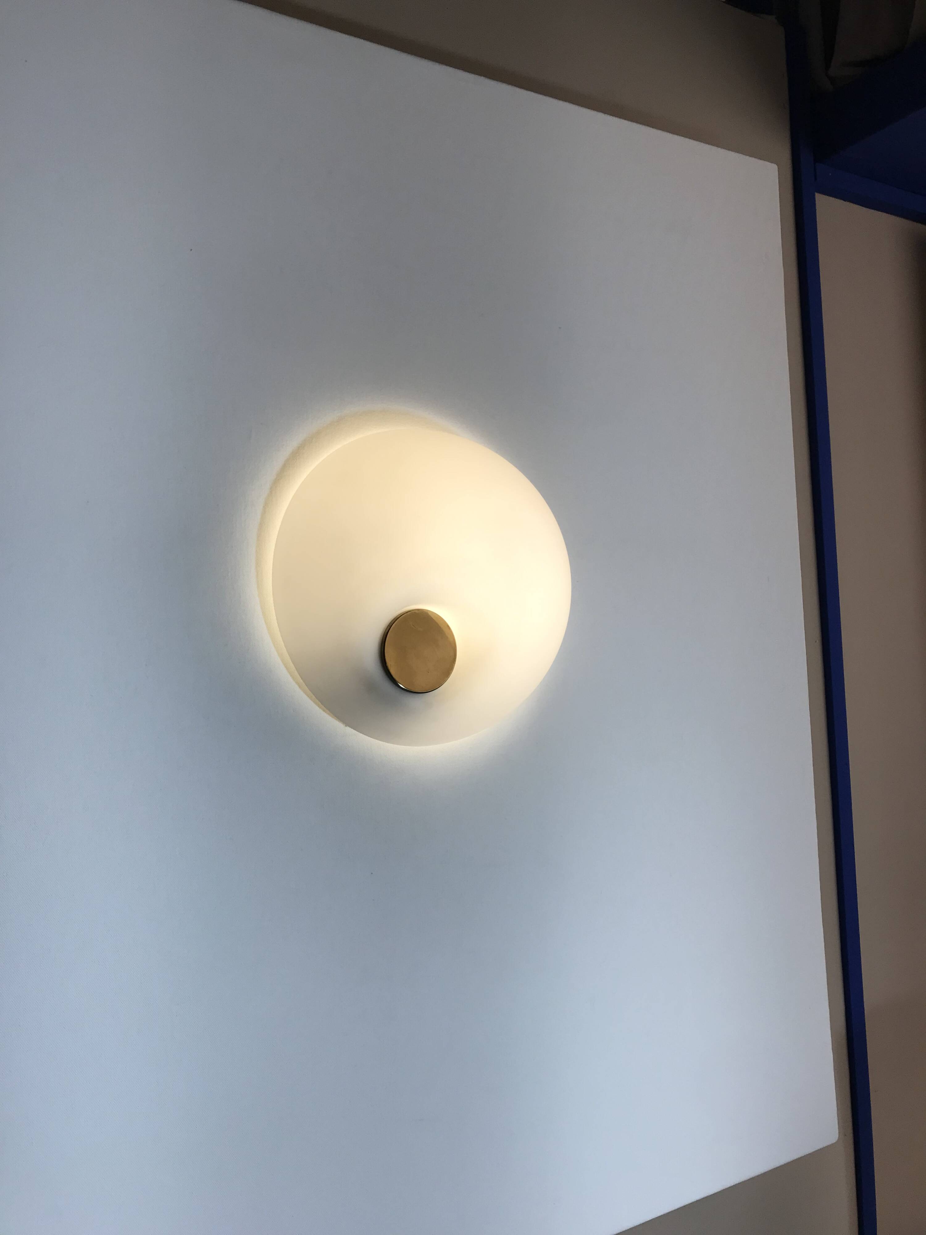 Murano glass wall light, Fontana Arte 1960