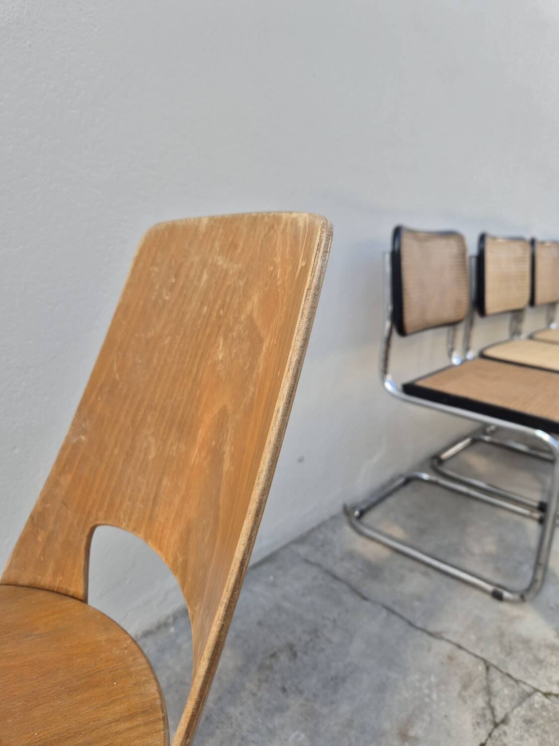 Baumann chair model "Mondor" bistro 1950 vintage