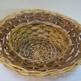 Two-tone woven boater-style pocket emptier