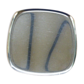 Ashtray, empty metal pocket, collector: CIT Alcatel, vintage 1970