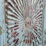 Ancienne armoire de Shekhawati en teck birman