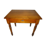 Massive cherry side table