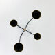 Mid-Century Scandinavian candlestick, Gunnar Ander's candle holder for Ystad Metall, Sweden
