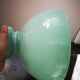 Old lampshade day half globe bell lamp suspension opaline green vintage Ø 30 cm TBE