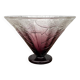 Schneider white and purple glass cup
