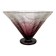 Schneider white and purple glass cup