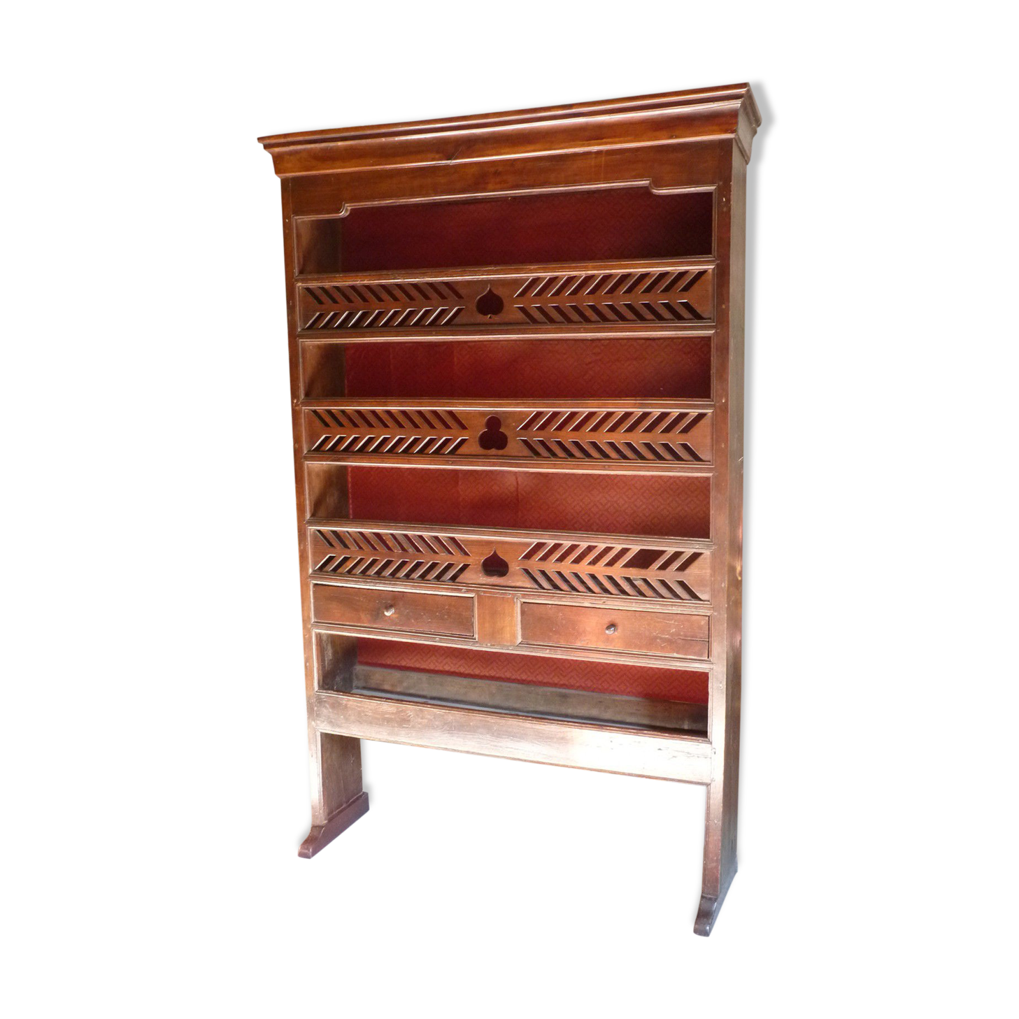 Drainer cupboard Brittany chestnut 19th century