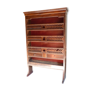 Drainer cupboard Brittany chestnut 19th century