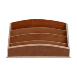 50s oak letter holder
