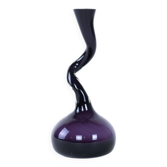 Purple vase, Danish design, 1990s, made in Denmark