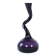 Purple vase, Danish design, 1990s, made in Denmark