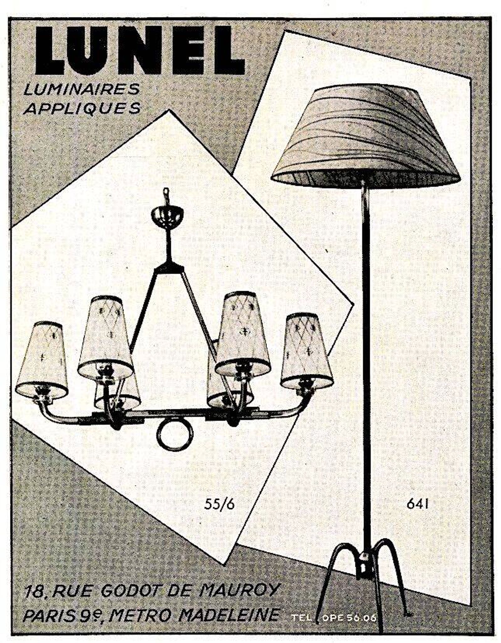Pair of Art-Déco bronze & opaline sconces from Maison Lunel, France, 1950