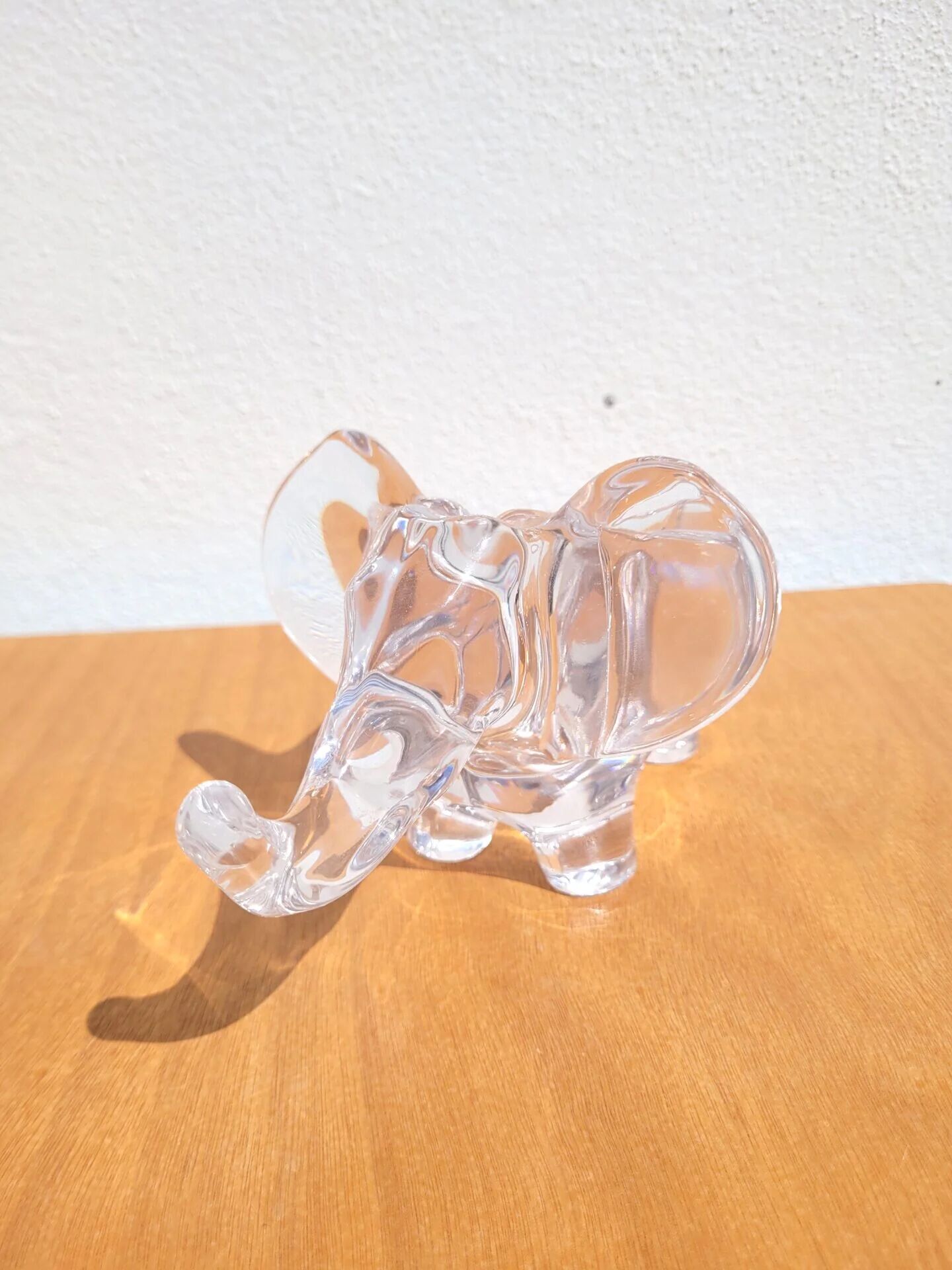 Elephant crystal catchall from Vannes, 1960s/70s.