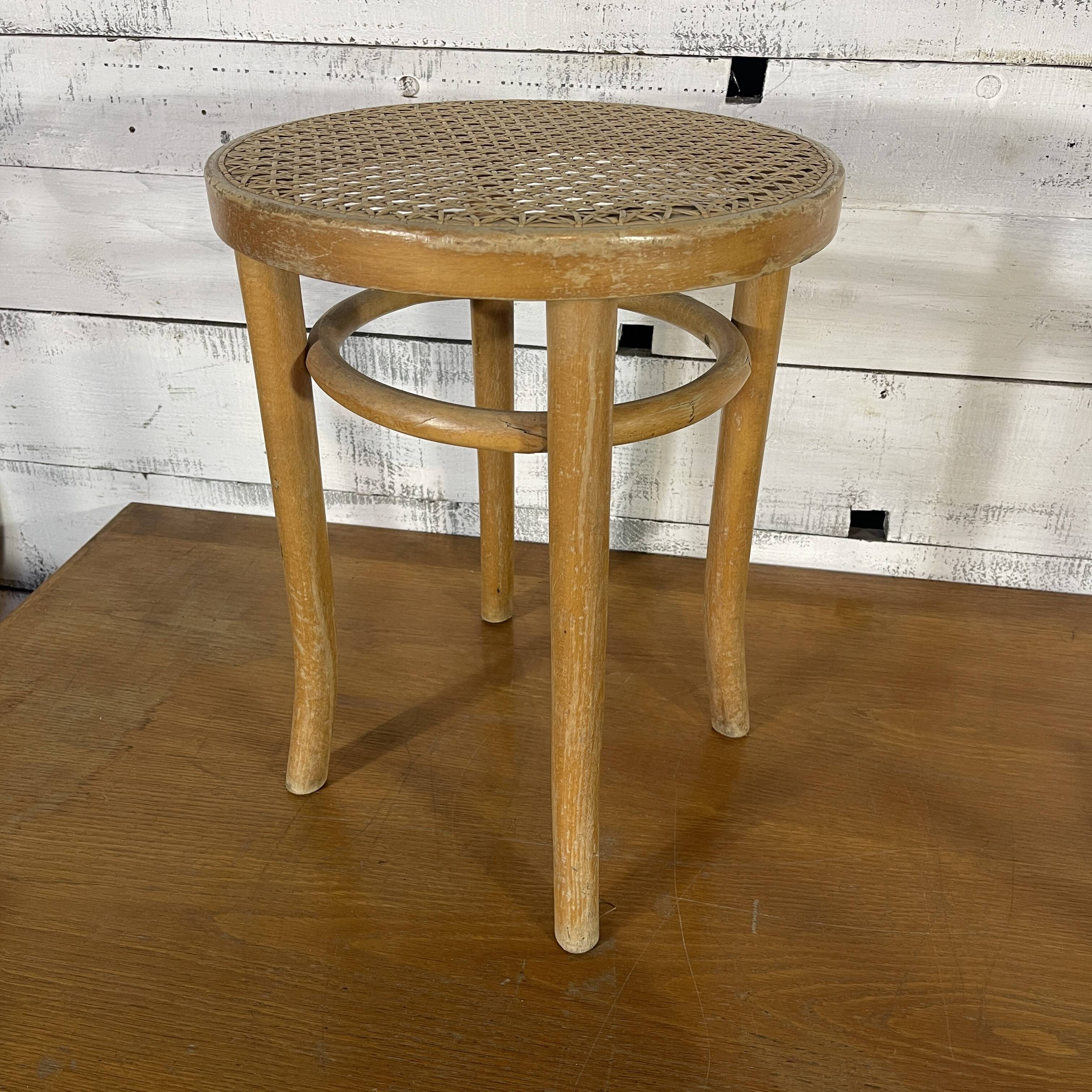 Vintage cane stool