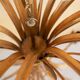 Golden vintage chandelier "wheat ears" by Maison Masca
