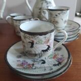 Kutani porcelain coffee service from Japan, early 19th century