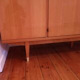 Vintage 1950s 4-door wardrobe