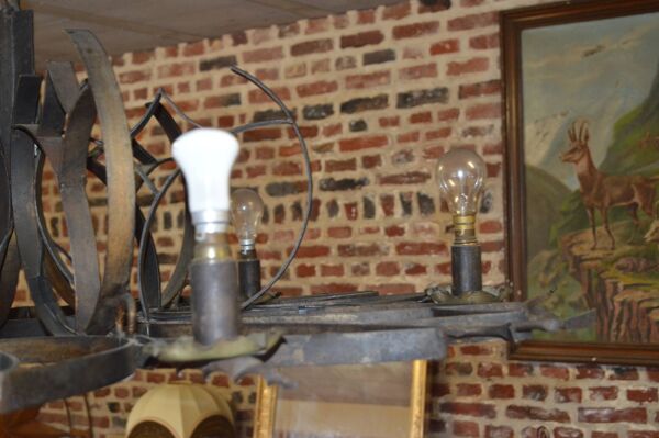 Lustre en fer forgé 6 lumières